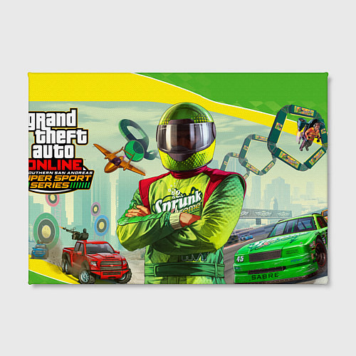 Картина прямоугольная GTA V: Online Racer / 3D-принт – фото 2