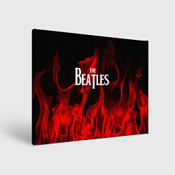 Холст прямоугольный The Beatles: Red Flame, цвет: 3D-принт