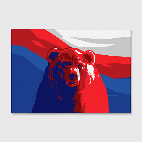 Картина прямоугольная Российский медведь / 3D-принт – фото 2