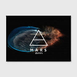 Холст прямоугольный 30 Seconds to Mars, цвет: 3D-принт — фото 2