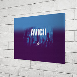 Холст прямоугольный Avicii Star, цвет: 3D-принт — фото 2