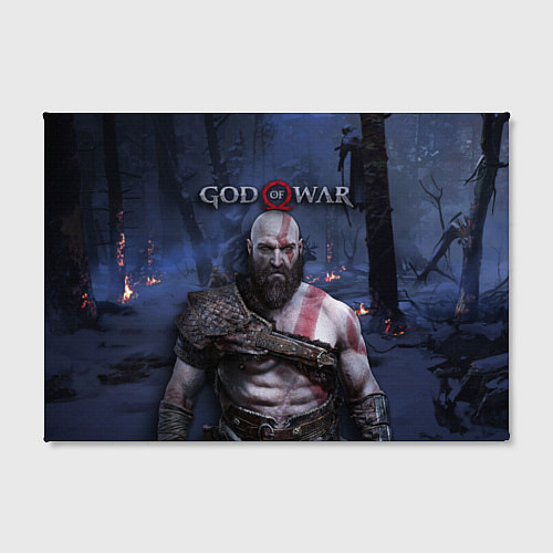 Картина прямоугольная God of War: Kratos / 3D-принт – фото 2
