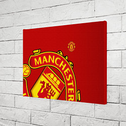 Холст прямоугольный FC Man United: Red Exclusive, цвет: 3D-принт — фото 2