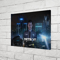 Холст прямоугольный Detroit: Connor, цвет: 3D-принт — фото 2