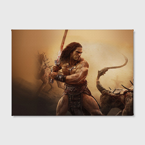 Картина прямоугольная Конан-варвар / 3D-принт – фото 2