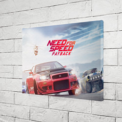 Холст прямоугольный Need for Speed: Payback, цвет: 3D-принт — фото 2