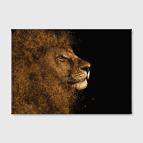 Картина прямоугольная Песчаный лев / 3D-принт – фото 2