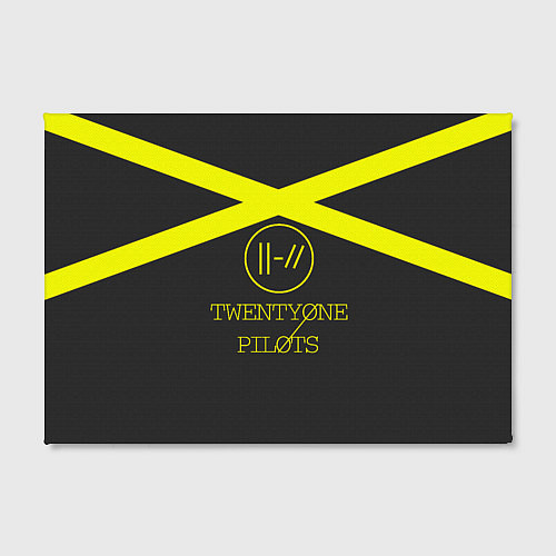 Картина прямоугольная Twenty One Pilots: Yellow Lines / 3D-принт – фото 2