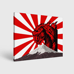 Картина прямоугольная Japanese Godzilla
