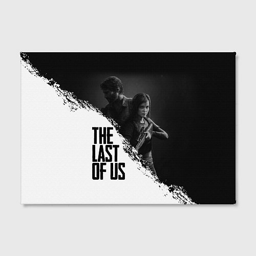 Картина прямоугольная The Last of Us: White & Black / 3D-принт – фото 2
