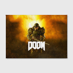 Холст прямоугольный DOOM: Soldier, цвет: 3D-принт — фото 2