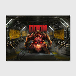 Холст прямоугольный DOOM: Pinky Monster, цвет: 3D-принт — фото 2