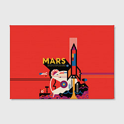 Холст прямоугольный NASA: Flight to Mars, цвет: 3D-принт — фото 2