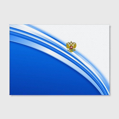 Картина прямоугольная Россия: голубая волна / 3D-принт – фото 2