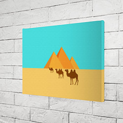 Холст прямоугольный Пирамиды Египта, цвет: 3D-принт — фото 2
