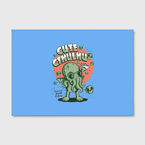Картина прямоугольная Cute Cthulhu / 3D-принт – фото 2
