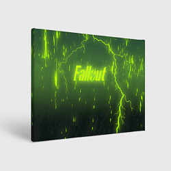 Холст прямоугольный Fallout: Radiation Storm, цвет: 3D-принт