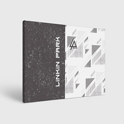 Холст прямоугольный Linkin Park: Grey Form, цвет: 3D-принт