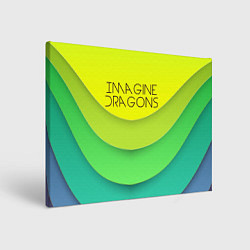 Картина прямоугольная Imagine Dragons: Lime Colour