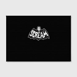 Холст прямоугольный Scream, цвет: 3D-принт — фото 2