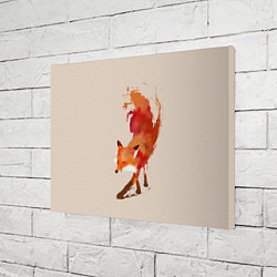Холст прямоугольный Paint Fox, цвет: 3D-принт — фото 2