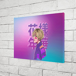 Холст прямоугольный Taehyung BTS, цвет: 3D-принт — фото 2