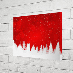 Холст прямоугольный Christmas pattern, цвет: 3D-принт — фото 2