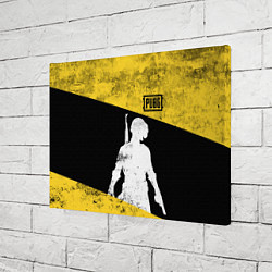 Холст прямоугольный PUBG: Yellow Grunge, цвет: 3D-принт — фото 2