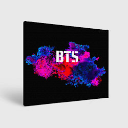 Холст прямоугольный BTS: Colors Explode, цвет: 3D-принт