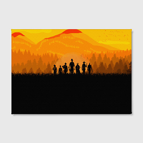 Картина прямоугольная Red Dead Redemption: Orange Sun / 3D-принт – фото 2
