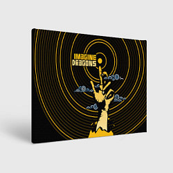 Холст прямоугольный Imagine Dragons: Vinyl, цвет: 3D-принт