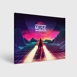 Холст прямоугольный Muse: Simulation Theory, цвет: 3D-принт