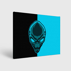 Холст прямоугольный Space Alien, цвет: 3D-принт