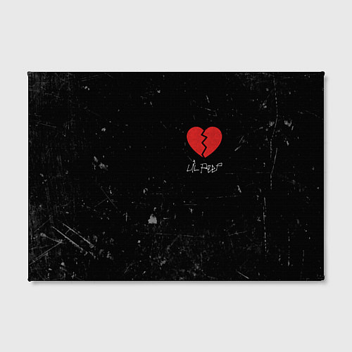 Картина прямоугольная Lil Peep: Broken Heart / 3D-принт – фото 2