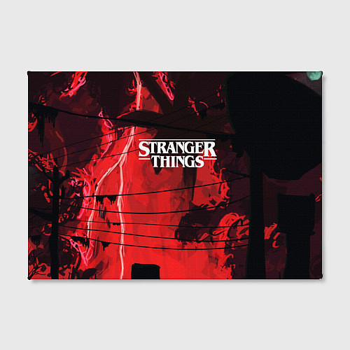 Картина прямоугольная Stranger Things: Red Dream / 3D-принт – фото 2