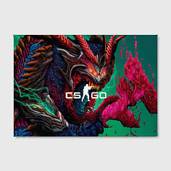 Холст прямоугольный CS GO hyper beast skin, цвет: 3D-принт — фото 2