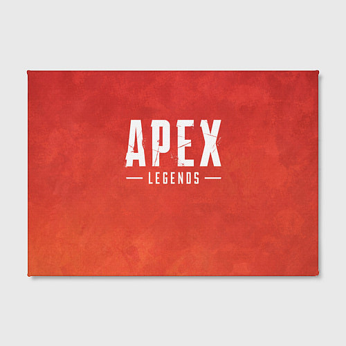 Картина прямоугольная Apex Legends: Red Logo / 3D-принт – фото 2