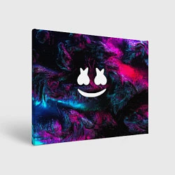 Картина прямоугольная Marshmello NEON