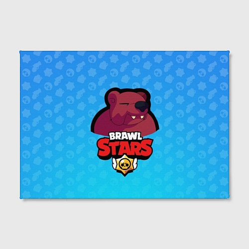 Картина прямоугольная Bear: Brawl Stars / 3D-принт – фото 2