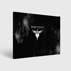 Холст прямоугольный Bon Jovi, цвет: 3D-принт