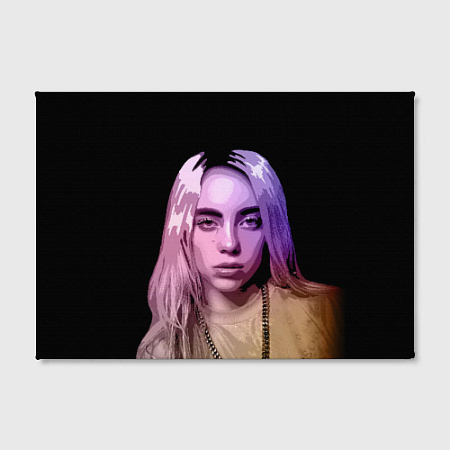 Картина прямоугольная BILLIE EILISH: Violet Mood / 3D-принт – фото 2