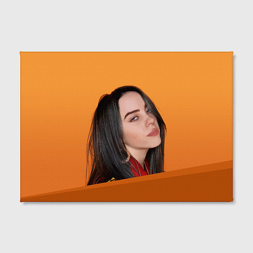 Картина прямоугольная BILLIE EILISH: Orange Mood / 3D-принт – фото 2