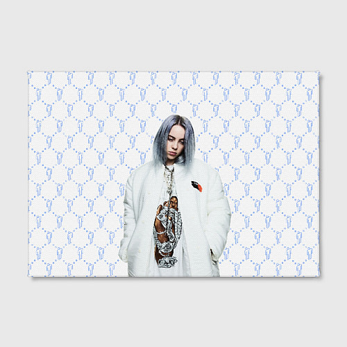 Картина прямоугольная BILLIE EILISH: White Fashion / 3D-принт – фото 2