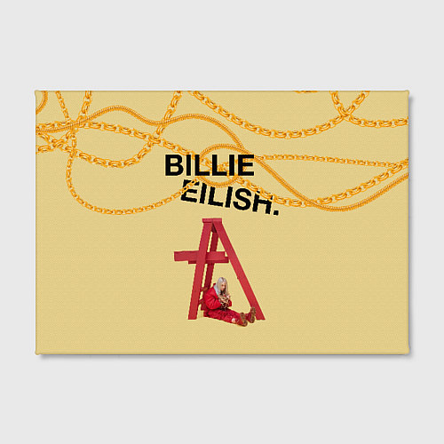 Картина прямоугольная BILLIE EILISH / 3D-принт – фото 2