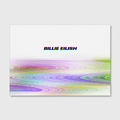 Картина прямоугольная BILLIE EILISH: White Glitch / 3D-принт – фото 2