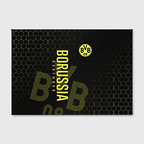 Картина прямоугольная Боруссия Дортмунд honeycomb / 3D-принт – фото 2