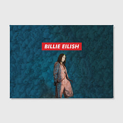 Холст прямоугольный BILLIE EILISH, цвет: 3D-принт — фото 2