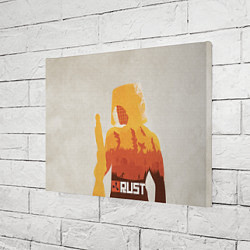 Холст прямоугольный Game Rust, цвет: 3D-принт — фото 2