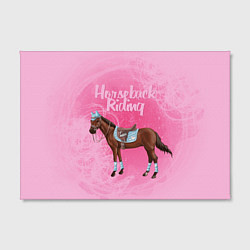 Холст прямоугольный Horseback Rading, цвет: 3D-принт — фото 2