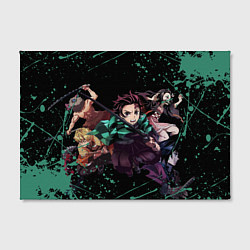 Холст прямоугольный KIMETSU NO YAIBA, цвет: 3D-принт — фото 2